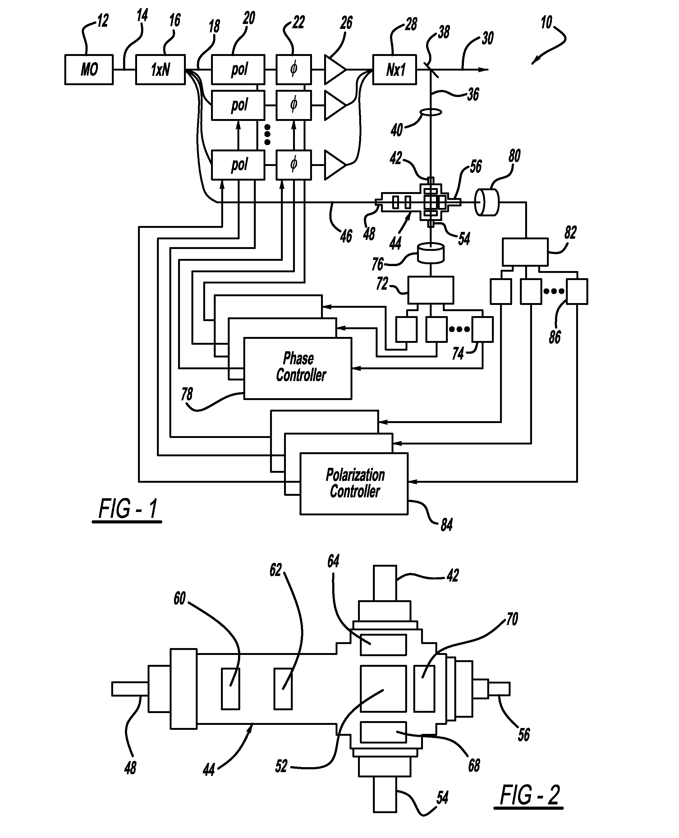 Multichannel polarization stabilizer