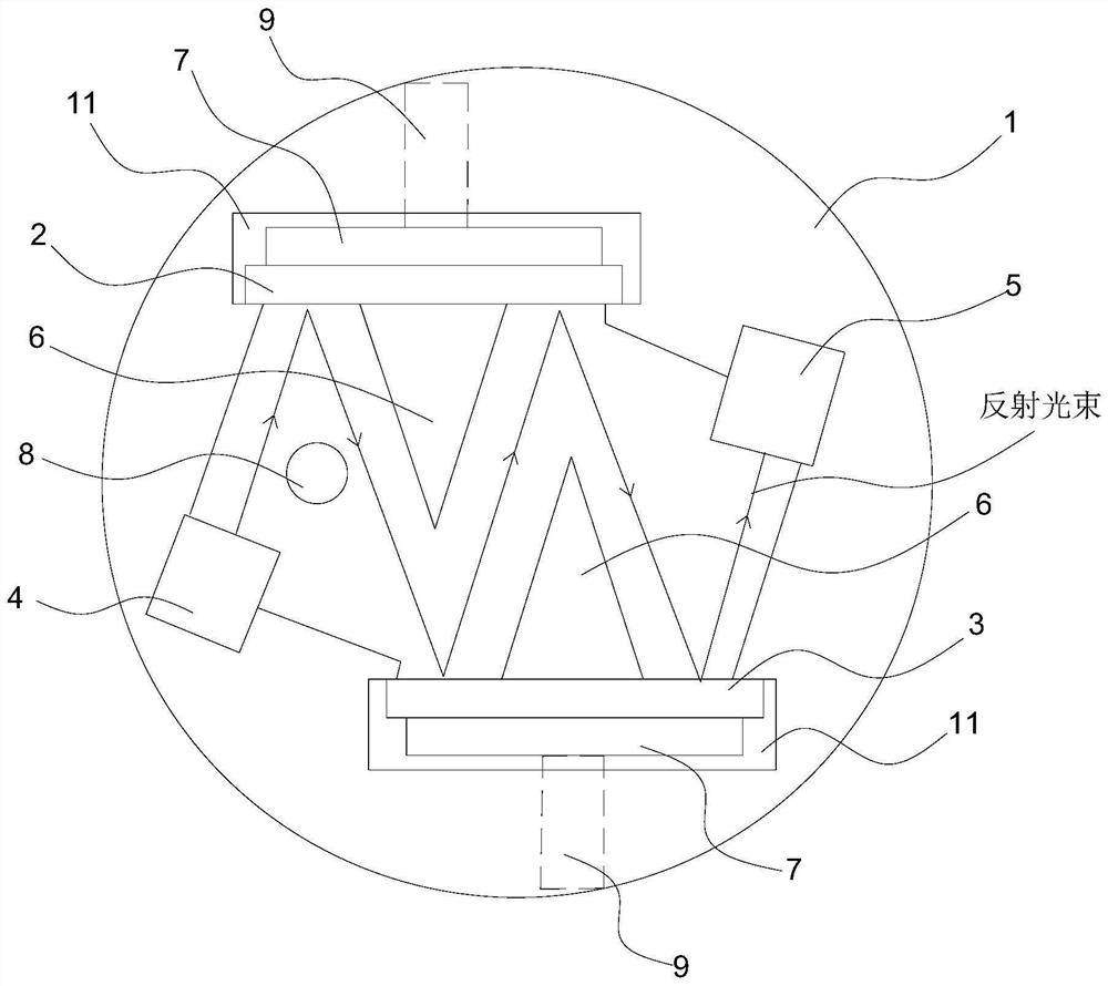 A kind of photoelectric gas sensor probe and photoelectric gas detection device