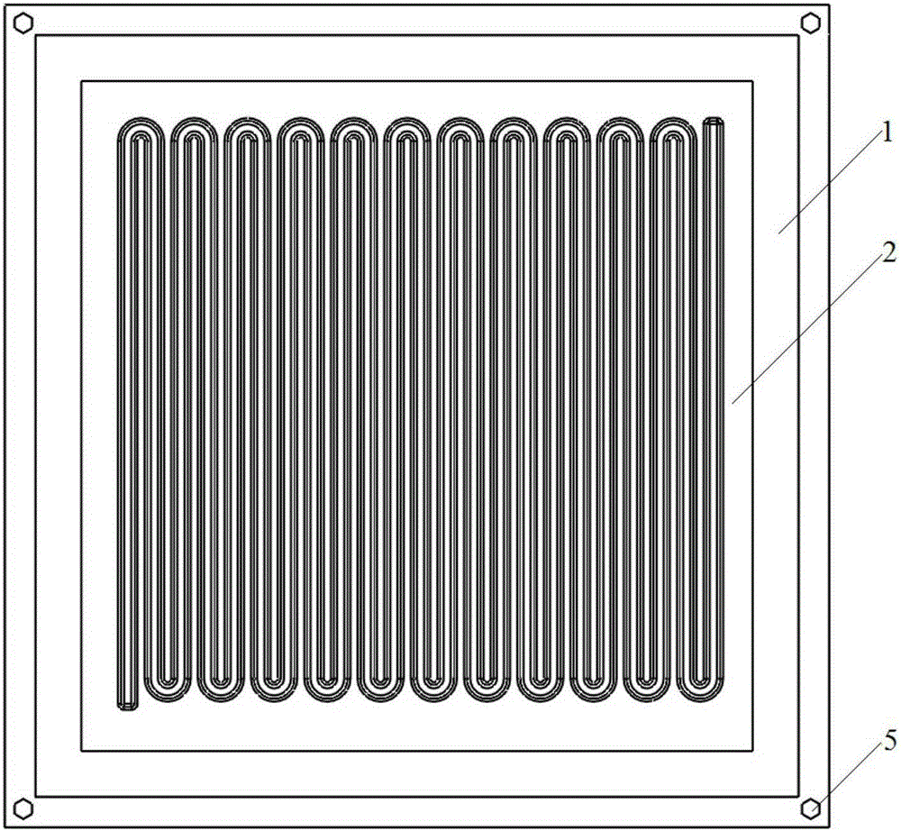 Super-plasticity diffusion connecting clamp and technology for metal bipolar plate