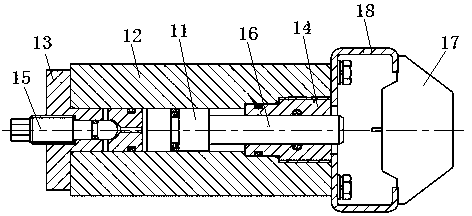 Signal cylinder and hydraulic operating mechanism with signal cylinder