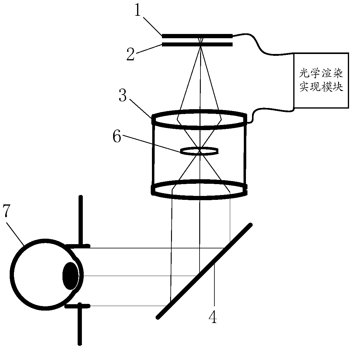 Light field helmet display device increasing real stereoscopic impression