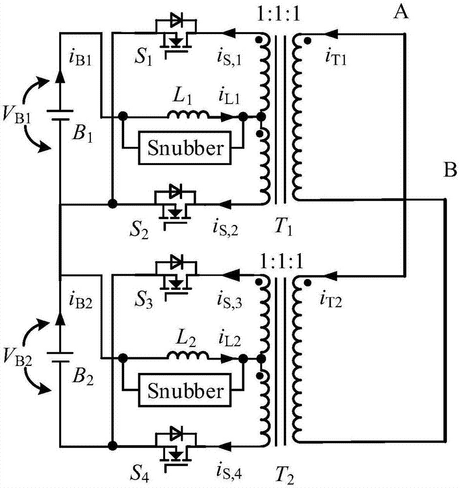 Modular battery equalization circuit based on push-pull converter and control method of modular battery equalization circuit