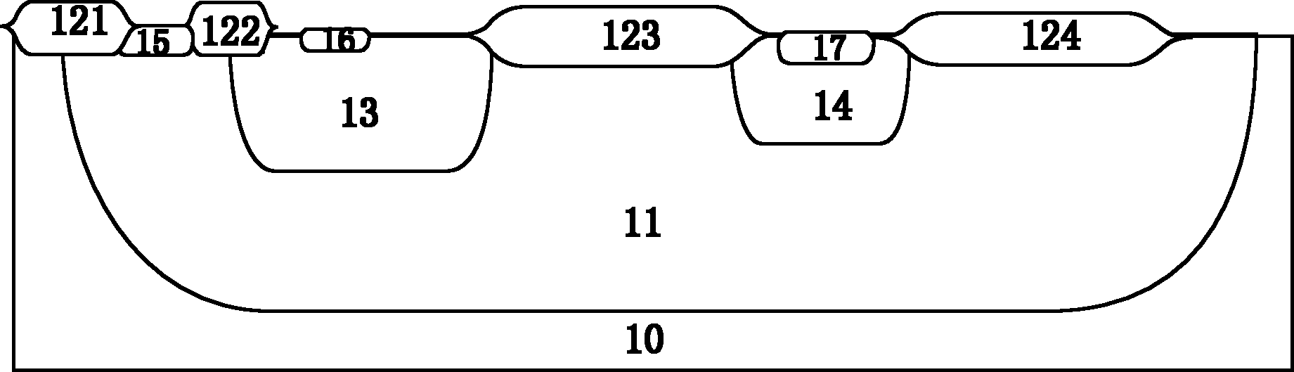 High-voltage-resistance junction field effect transistor