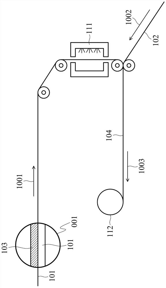 Method for manufacturing laminated film material and laminated film material produced therefrom