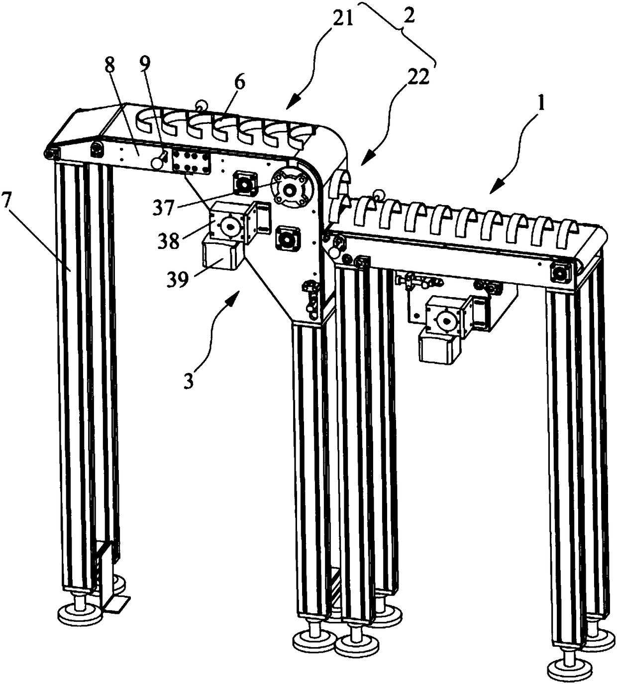 Component conveying device