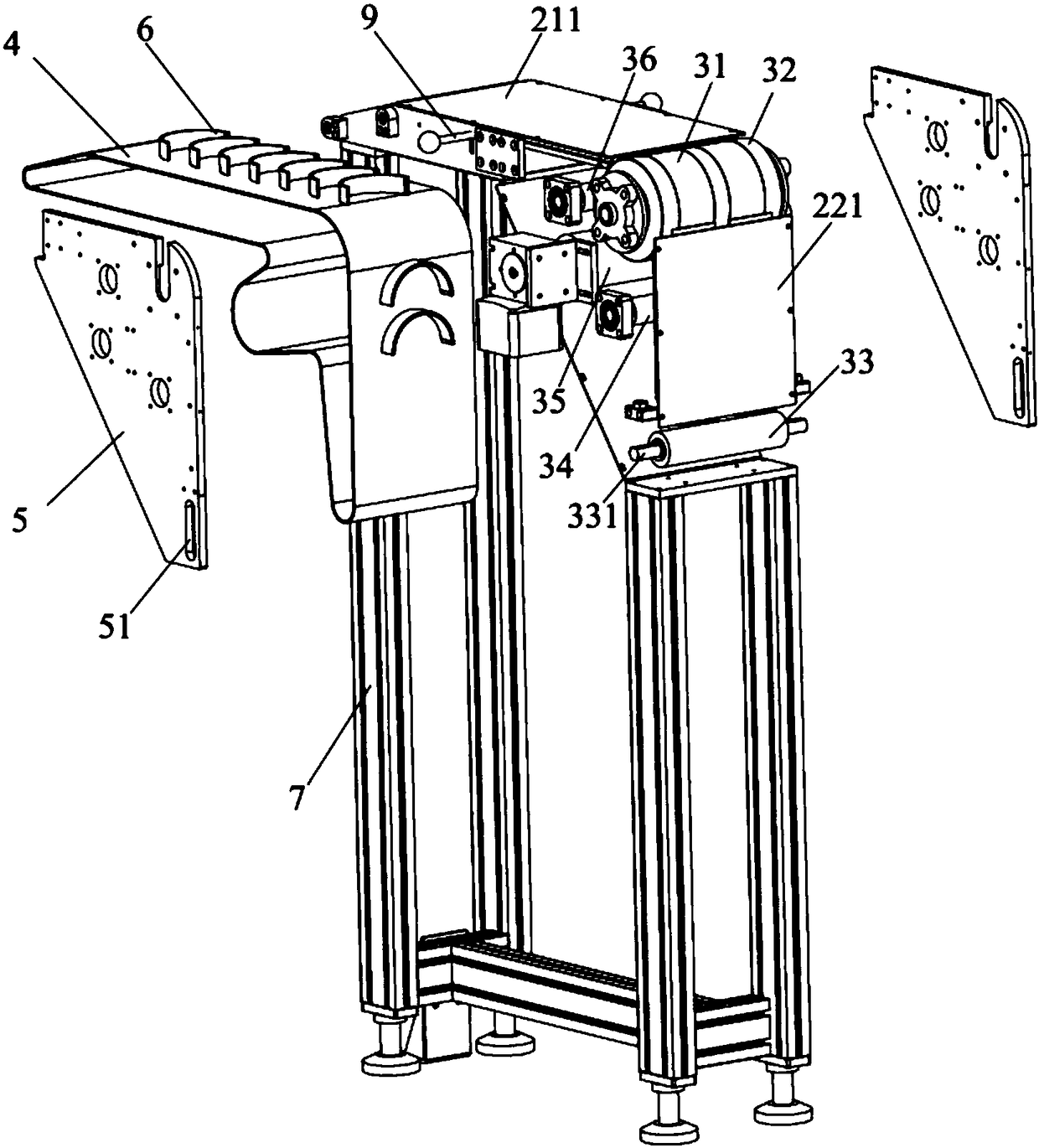 Component conveying device