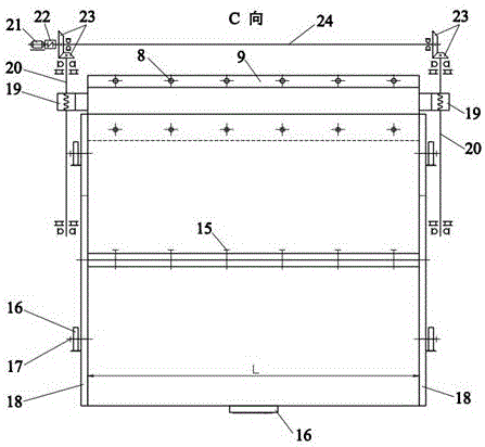 Production method and forming device for cylindrical reconstituted bamboo lumber