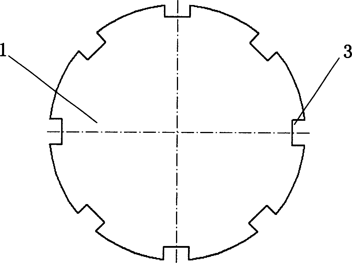 Moulding for special transformer double-spiral winding and winding method