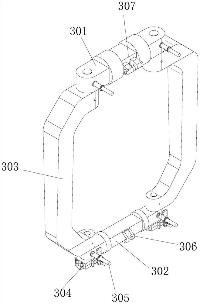 Beam changing method with foldable beam changing machine