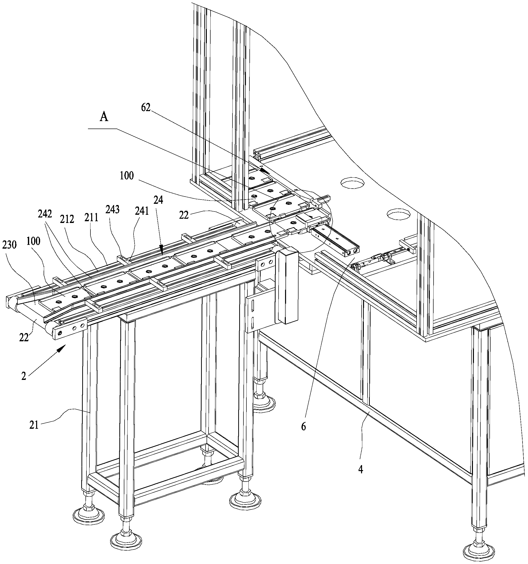 Touchpad fitting alignment system based on machine vision