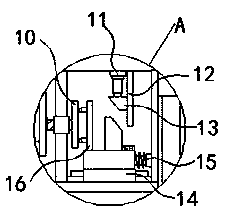 Rear locking device of three-dimensional parking equipment