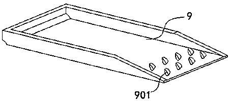 Rear locking device of three-dimensional parking equipment