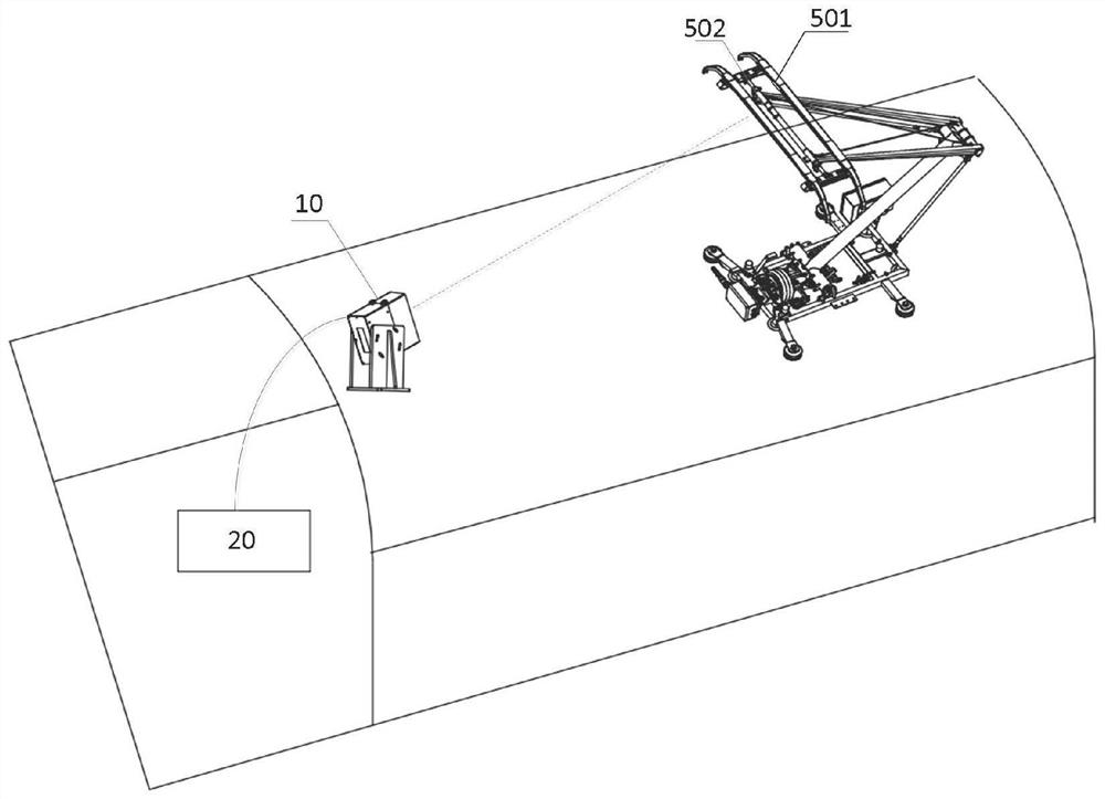 Non-contact pantograph-catenary contact force measurement system based on double three-dimensional targets