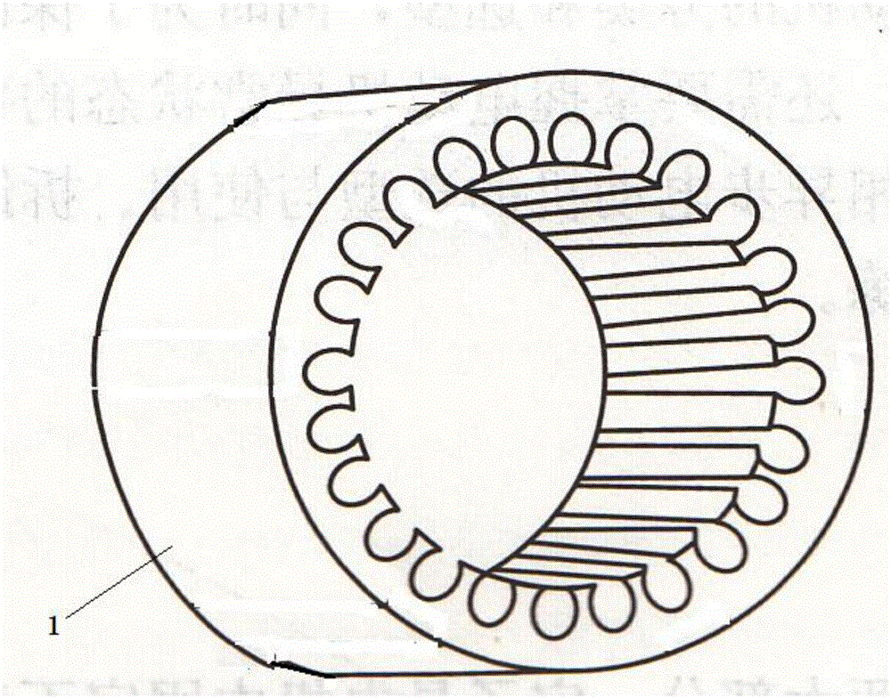 High-speed high-power density AC servo motor