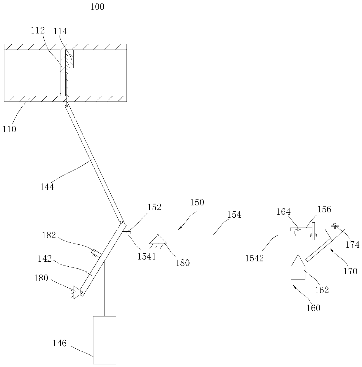 Earthquake induction automatic shut-off valve and gas system