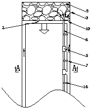 Drainage goaf and upper corner gas technology by bed-based drilling with large diameter along the top