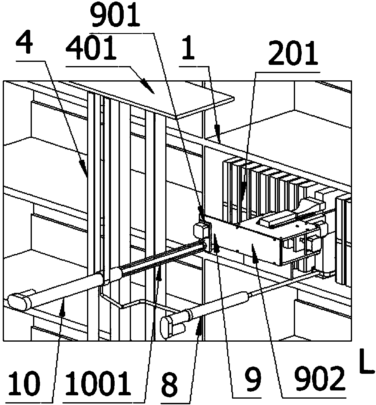 Automatic book arranging system