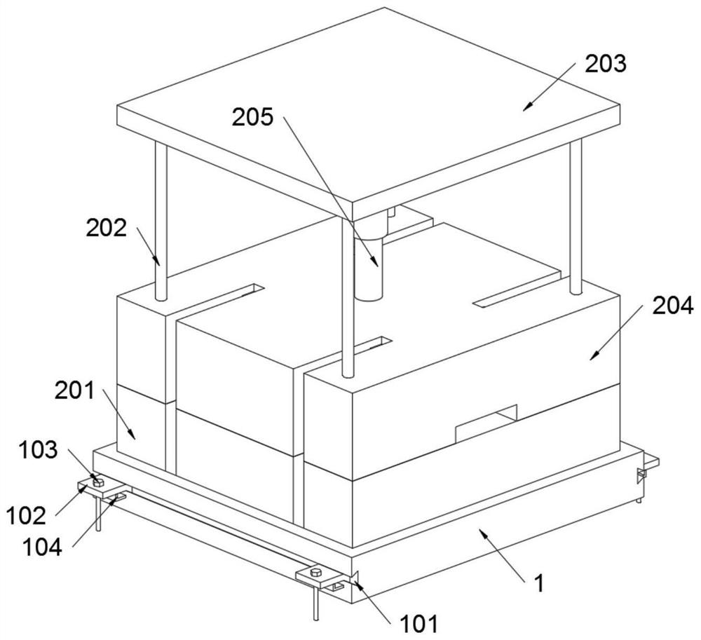 Press-fit device for new material processing and press-fit process of press-fit device