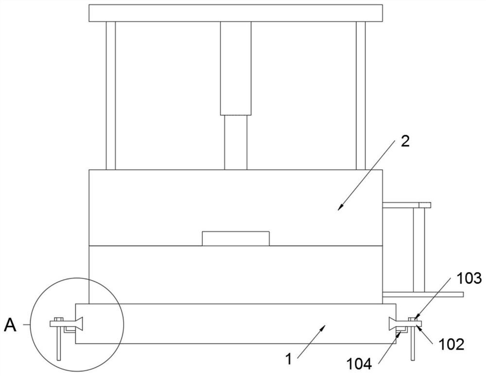 Press-fit device for new material processing and press-fit process of press-fit device