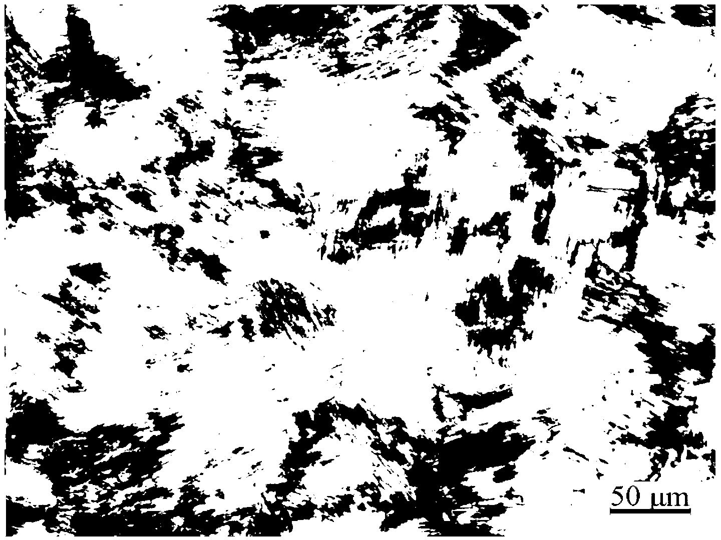 Er-containing high-niobium Ti-Al intermetallic compound material and preparation method thereof