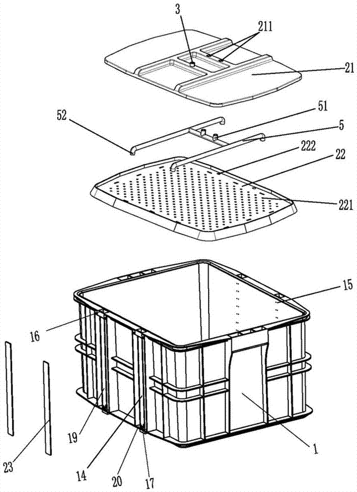 Water-sealed bean sprouts incubator