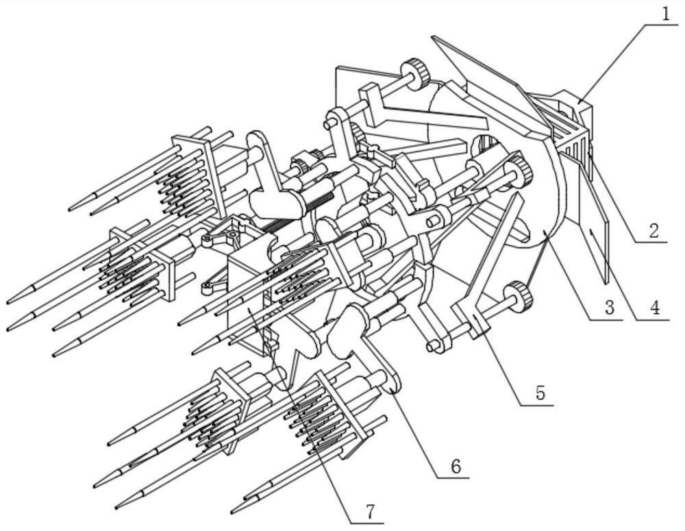 Foundation pit sand cleaning equipment for construction engineering construction