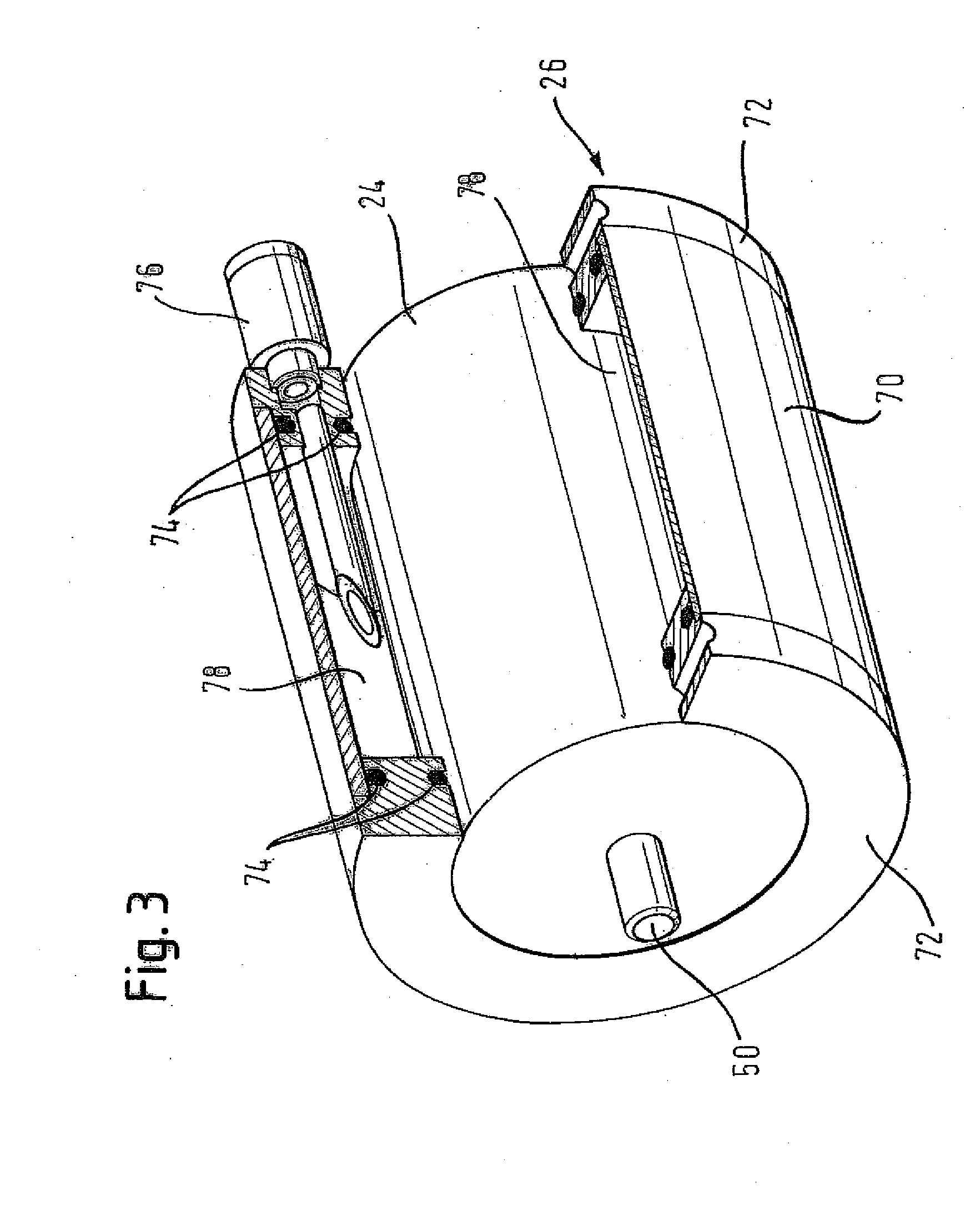 Device for influencing an exhaust gas flow