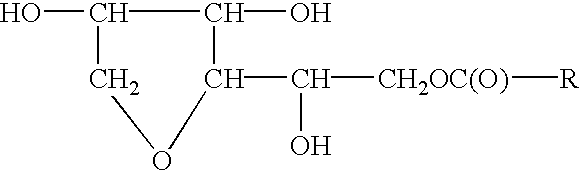 Meadowfoam based sorbitan esters