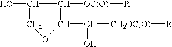 Meadowfoam based sorbitan esters