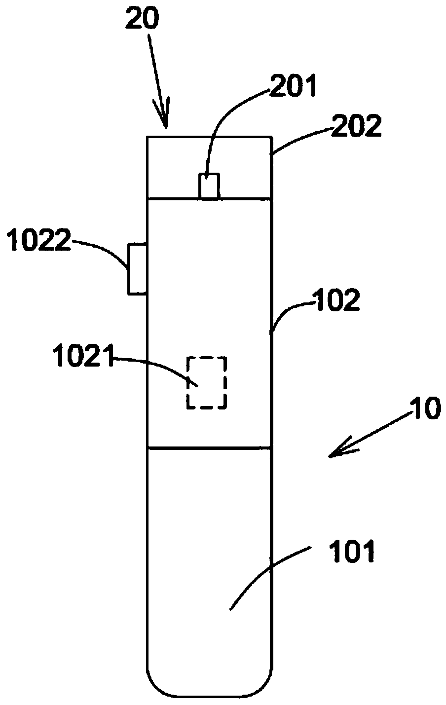 Infrared forehead temperature measurement device