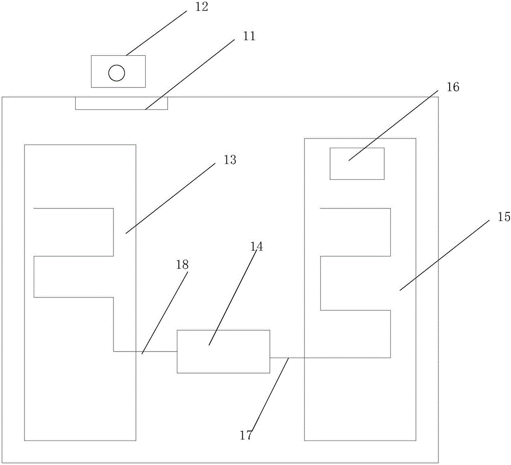 Intelligent logistics storage device, system and method for unmanned vehicle