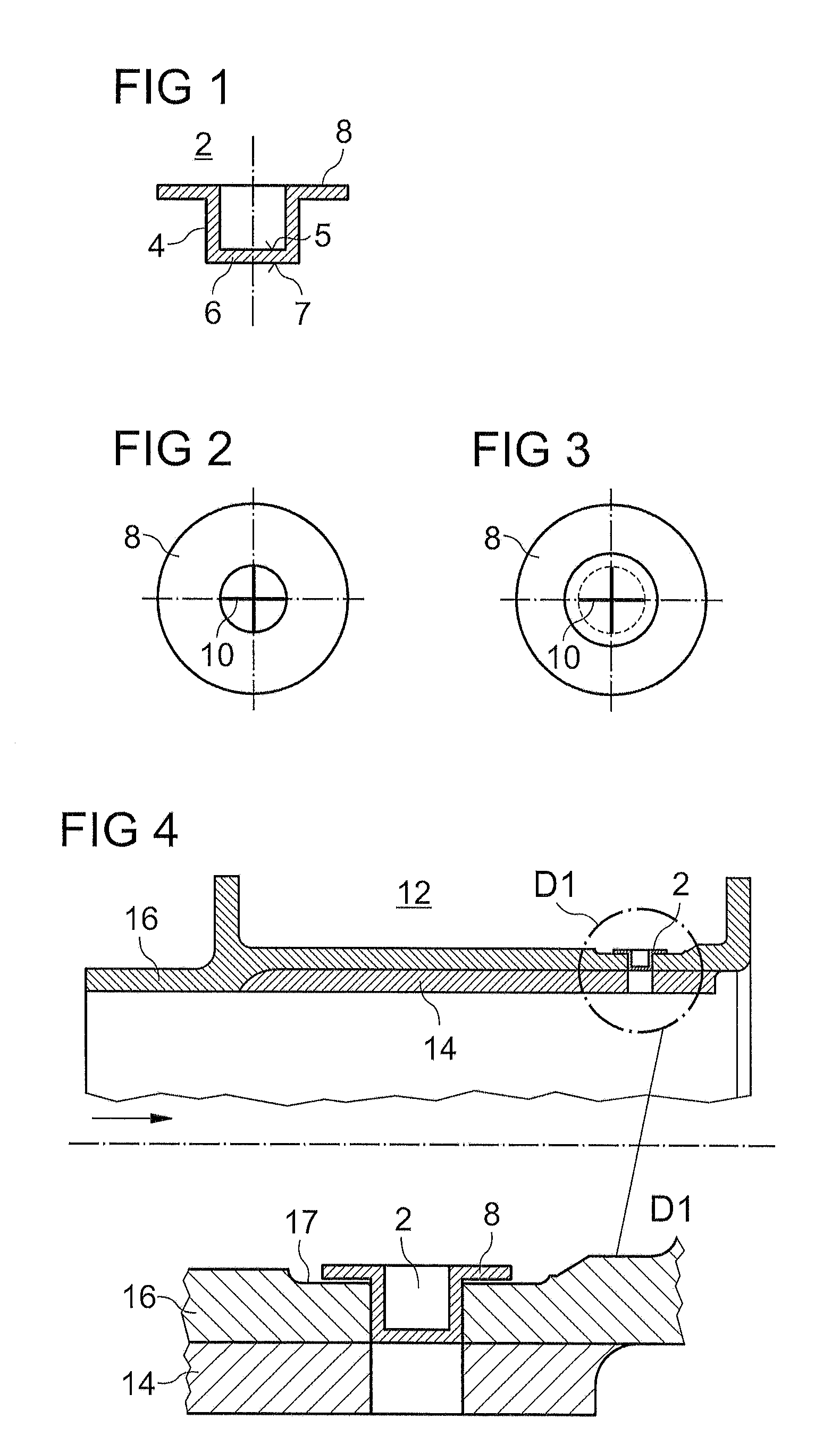 Aspirator Insert for a Boundary Layer in a Fluid, a Wall and a Compressor Equipped with Said Insert