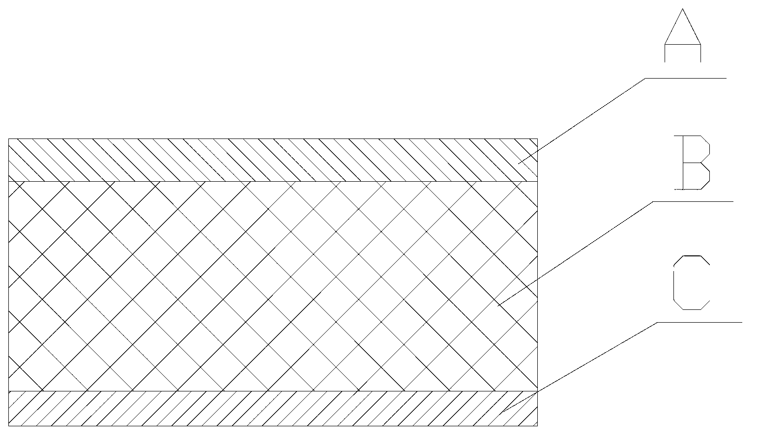 Three-layer medical liquid medicament packaging film and preparing method thereof