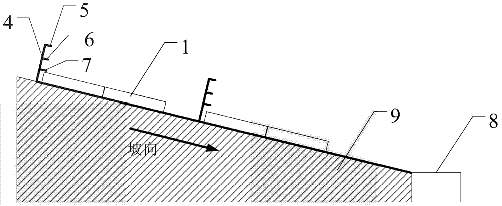 A kind of partitioned banana planting method