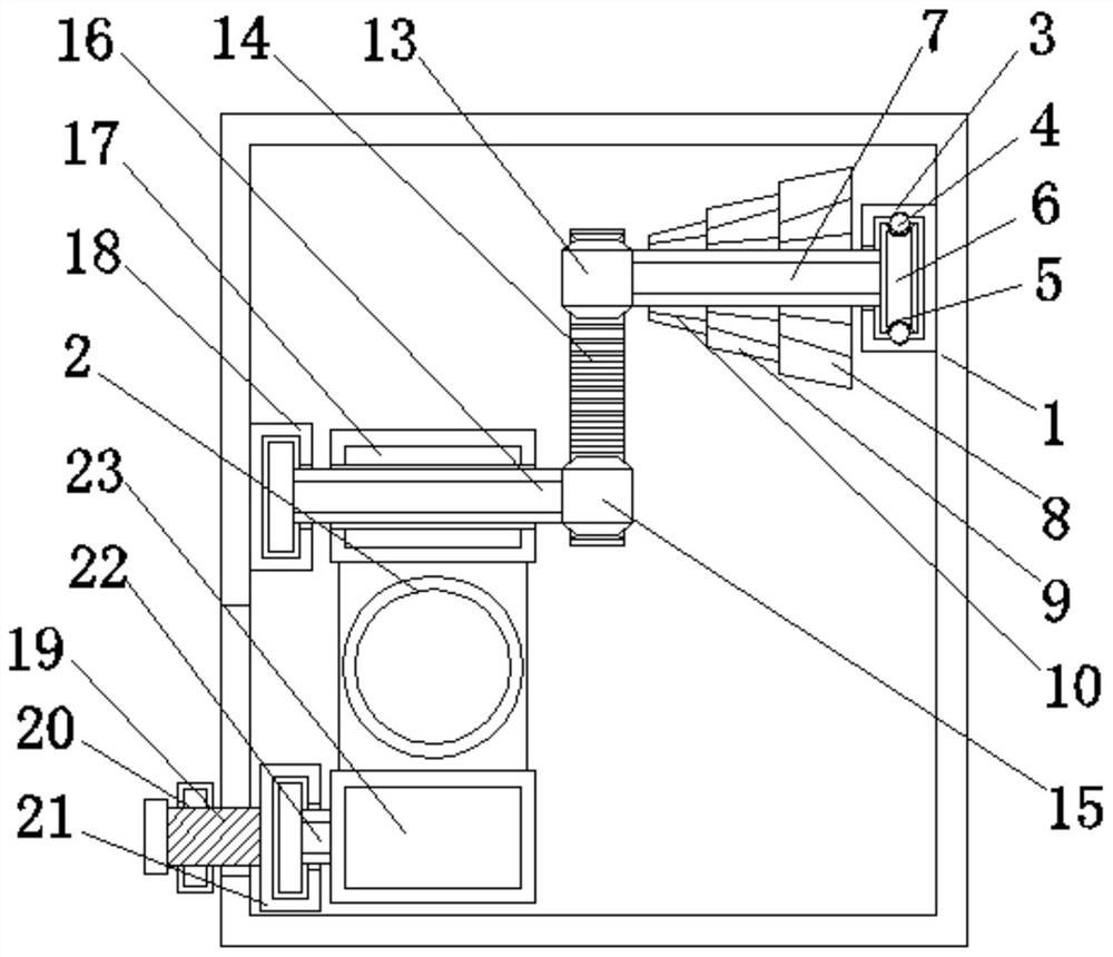 Paying-off device for high-voltage power transmission line