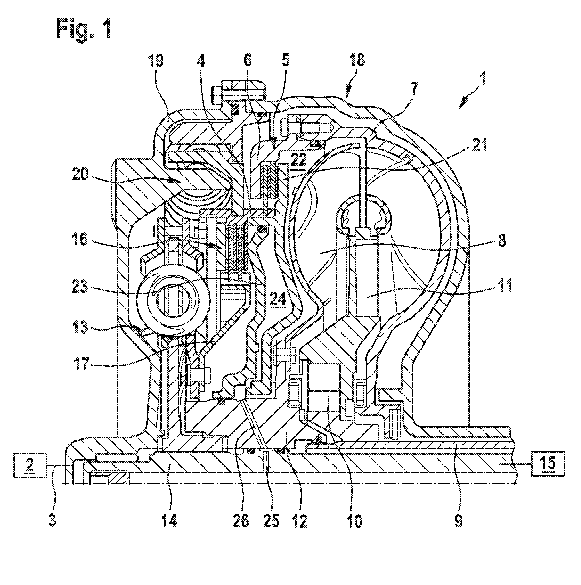 Method for controlling a creeping process and drive train configured for such method