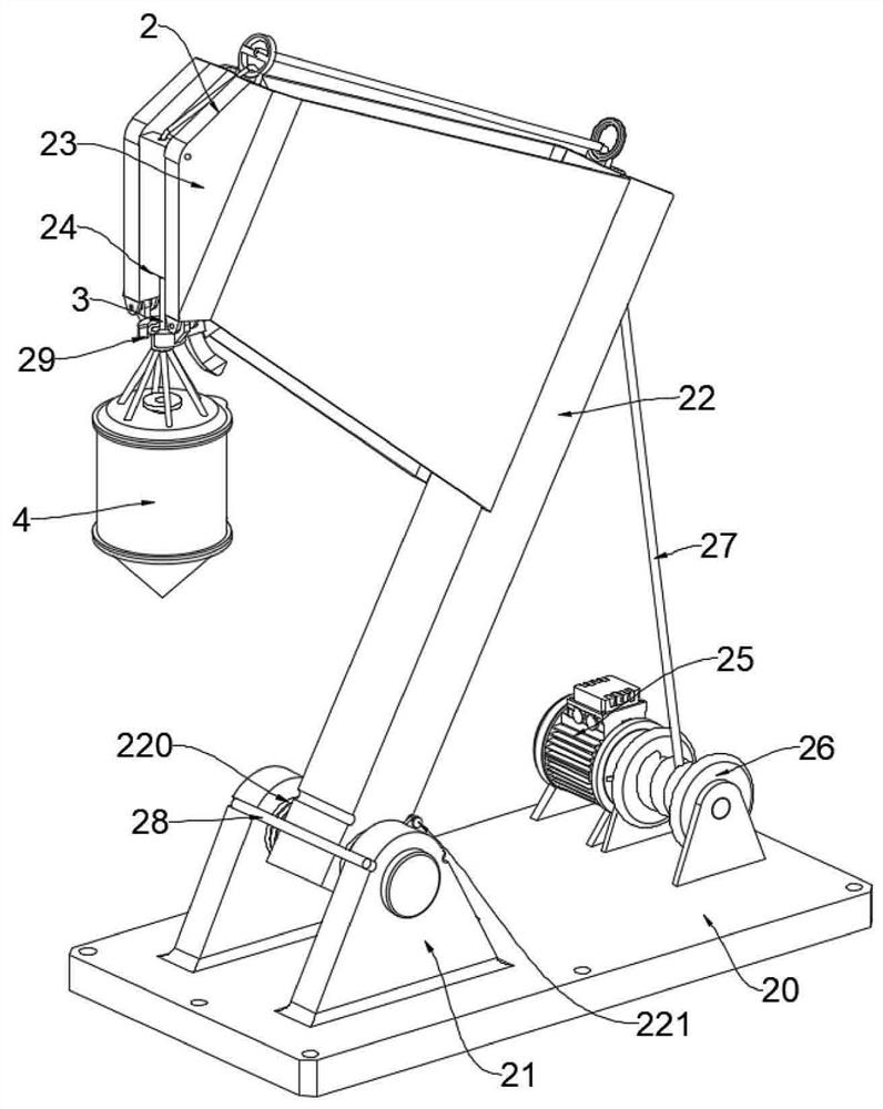 Device for carrying out microgravity experiment by utilizing facility with height difference