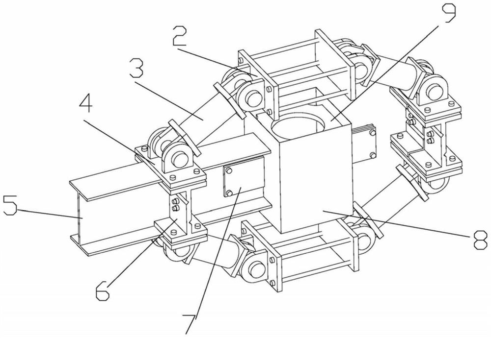 Detachable connecting rod connection and energy consumption friction type beam-column joint