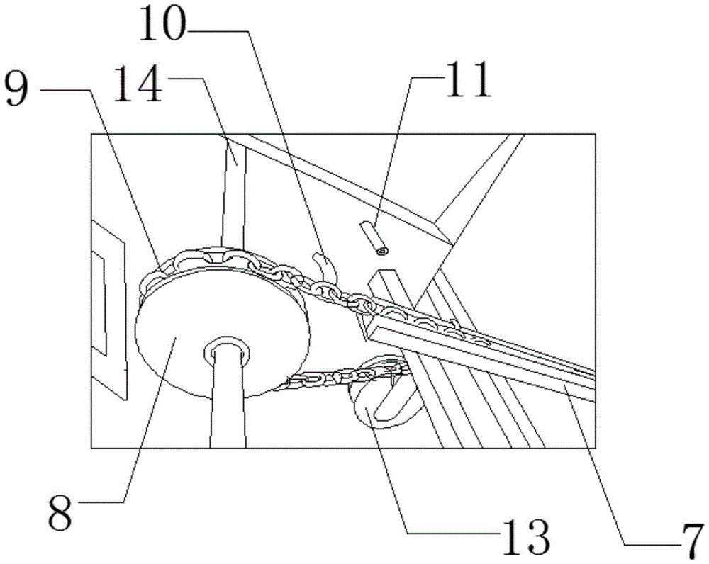 A chicken cage cleaning and disinfection system