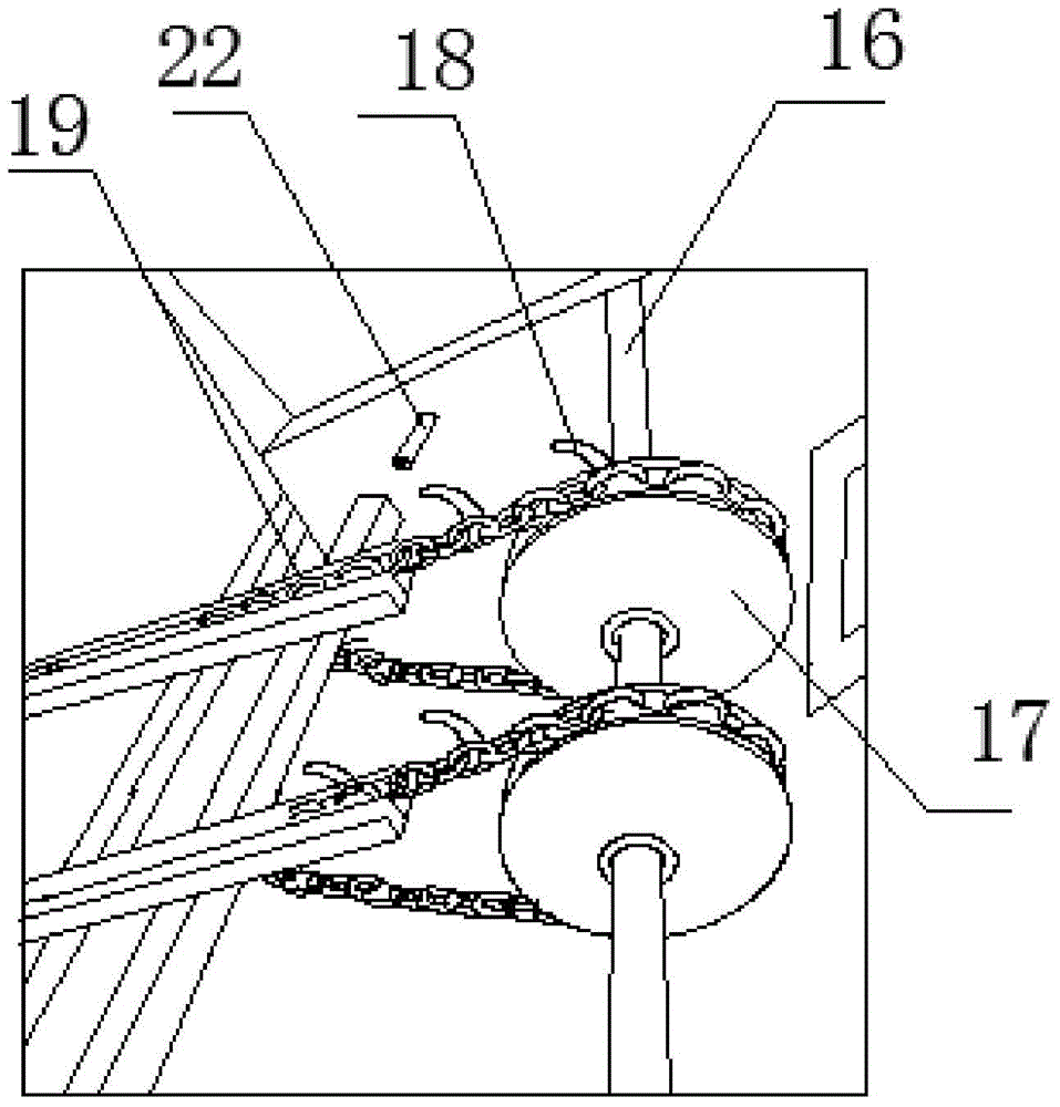 A chicken cage cleaning and disinfection system