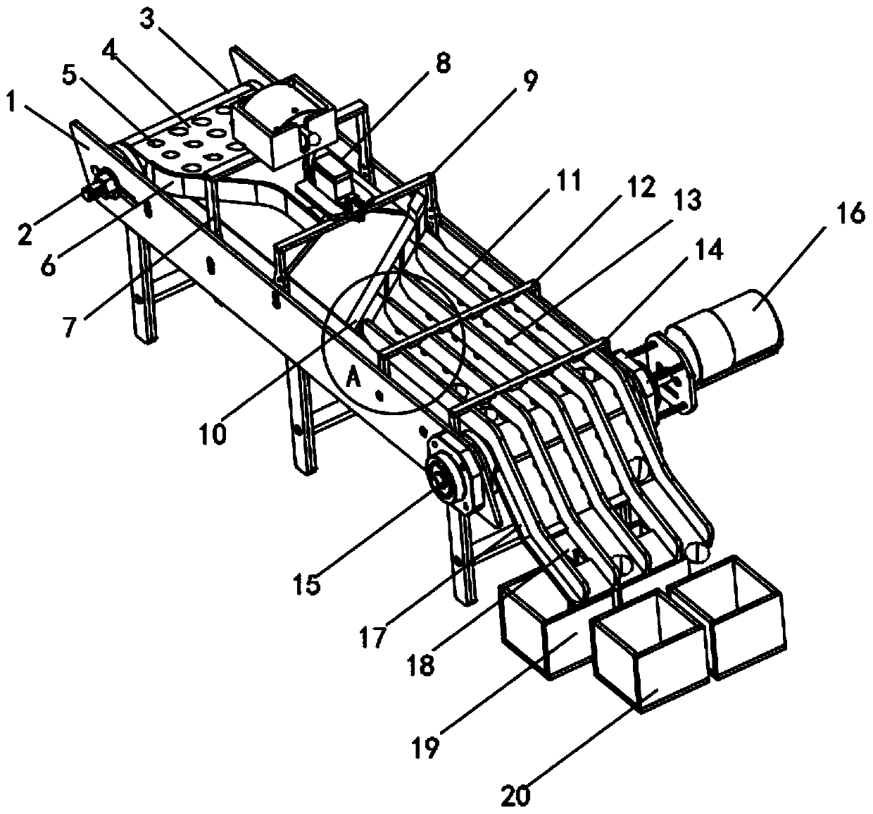 Automatic screening equipment for toy production and processing