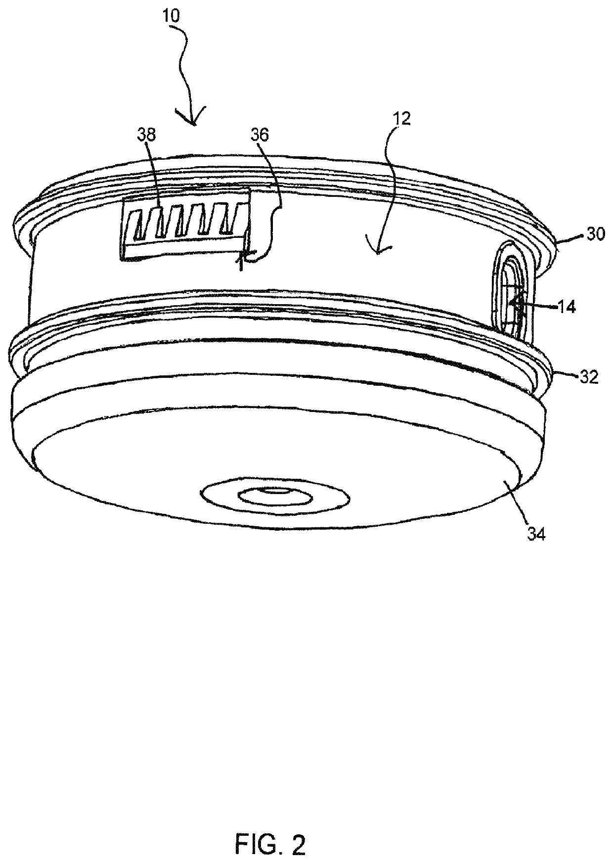 Easy to load trimmer head with forced discharge