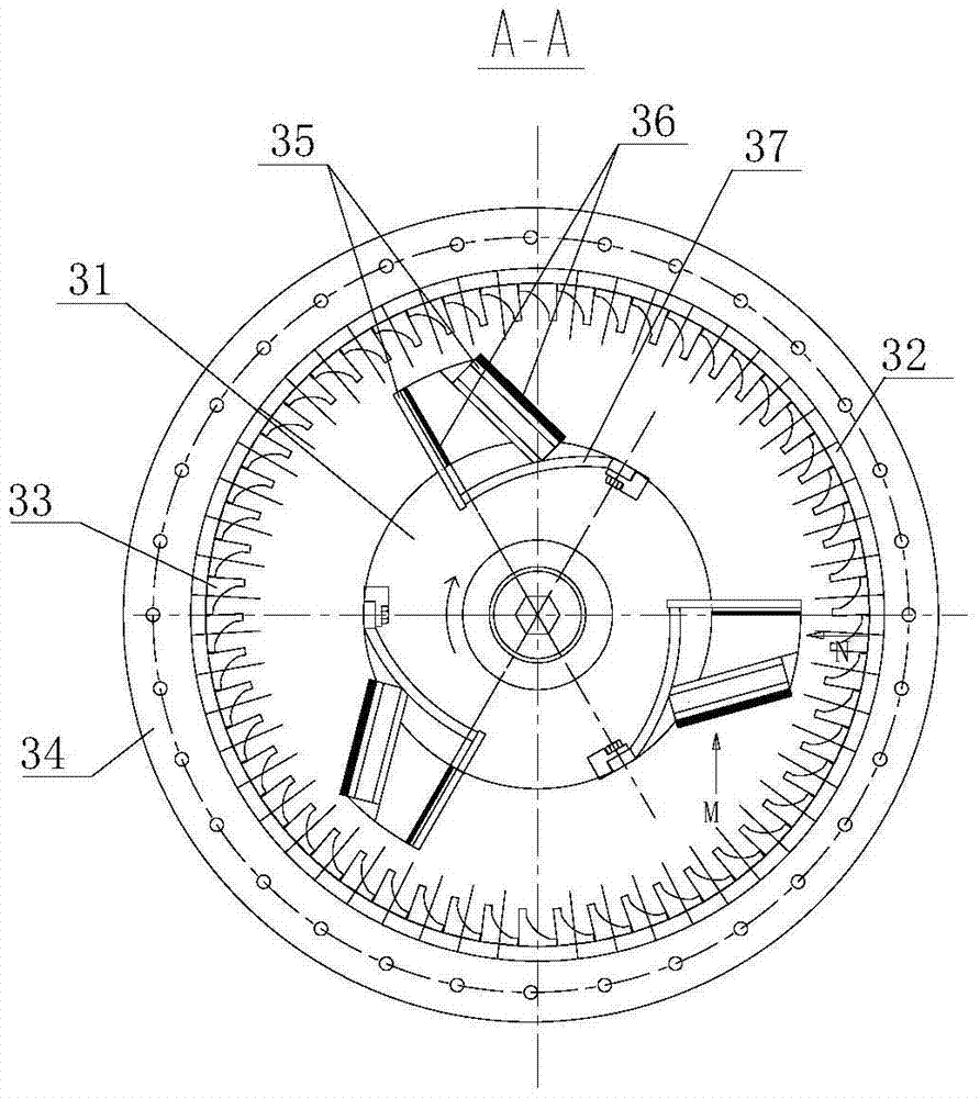 A kind of solid material grinding method and solid material grinding machine