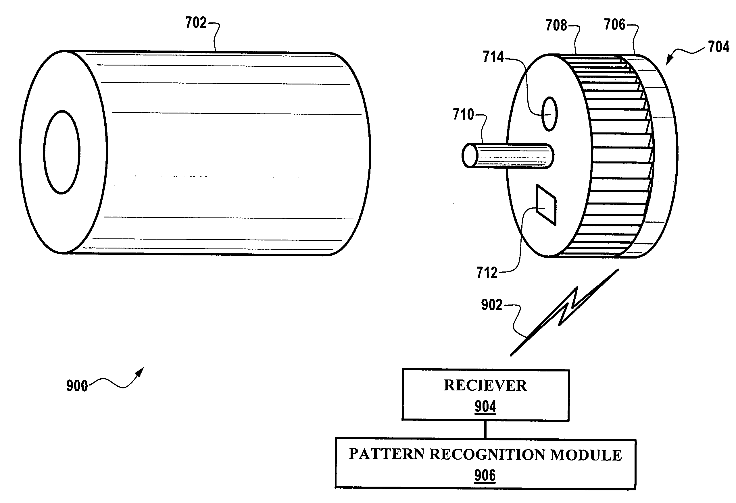 Wireless oil filter sensor