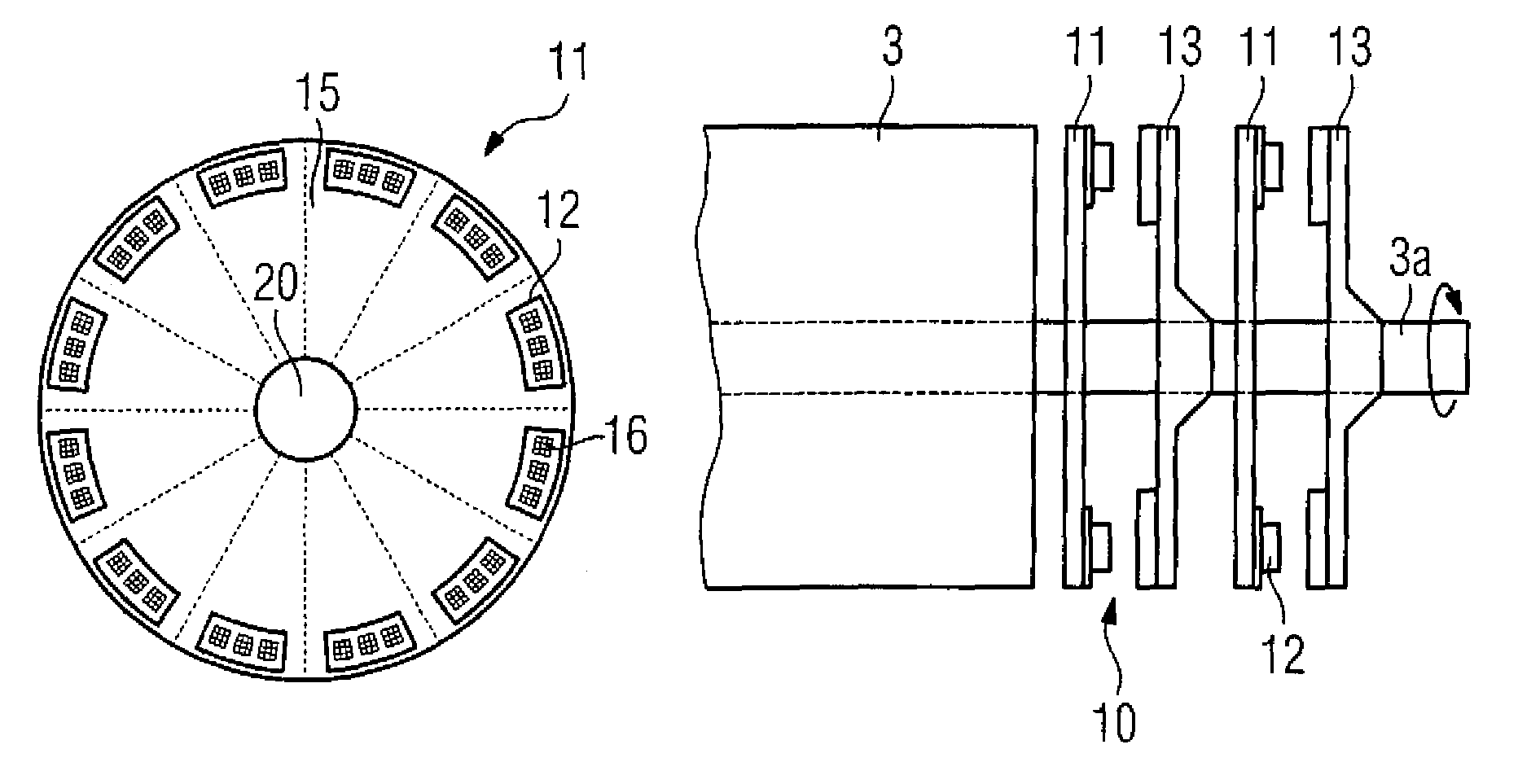 Electrical direct drive for a roller