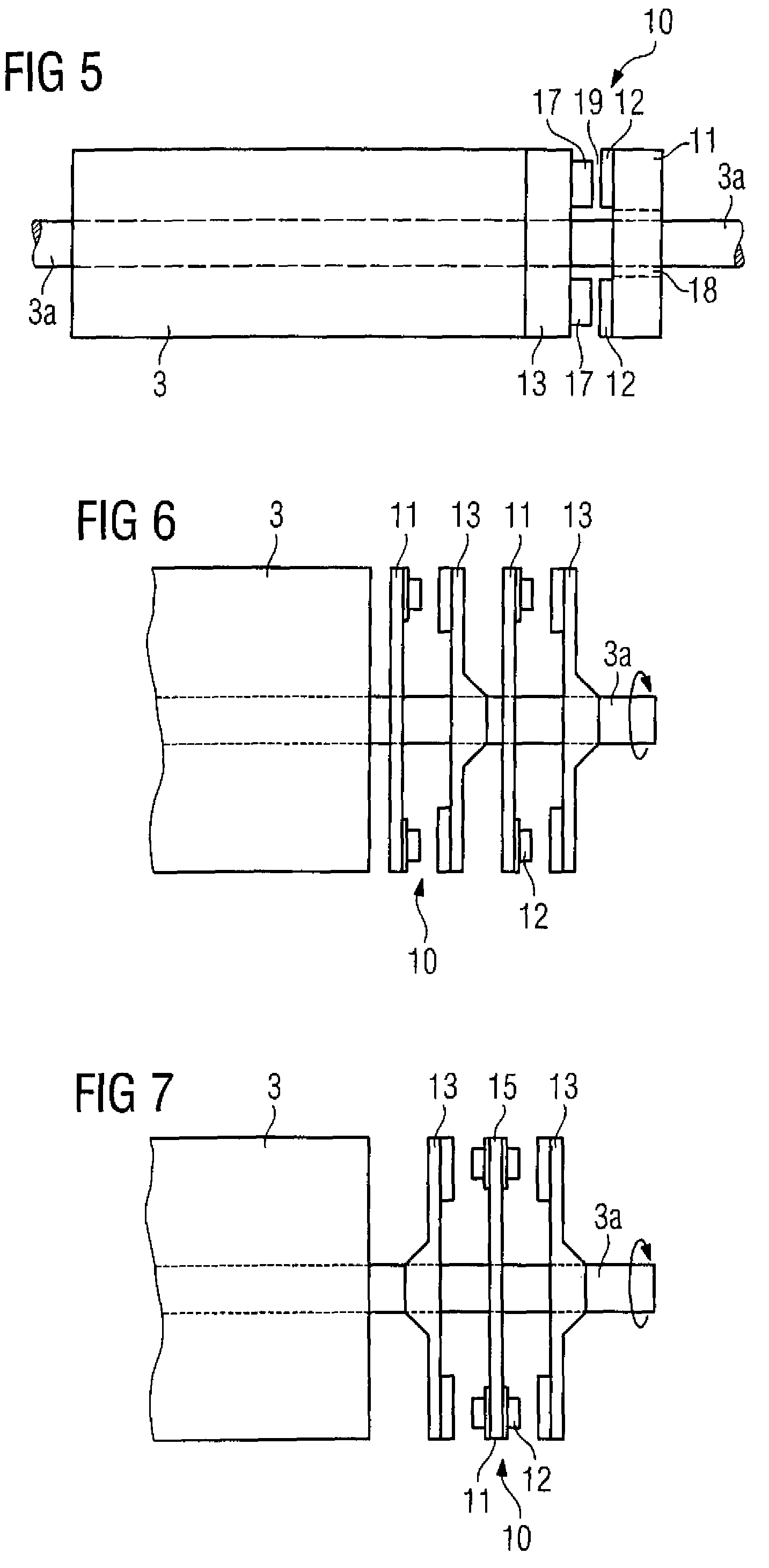 Electrical direct drive for a roller