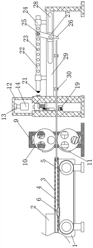 Cutting device for manufacturing stainless steel doors and windows