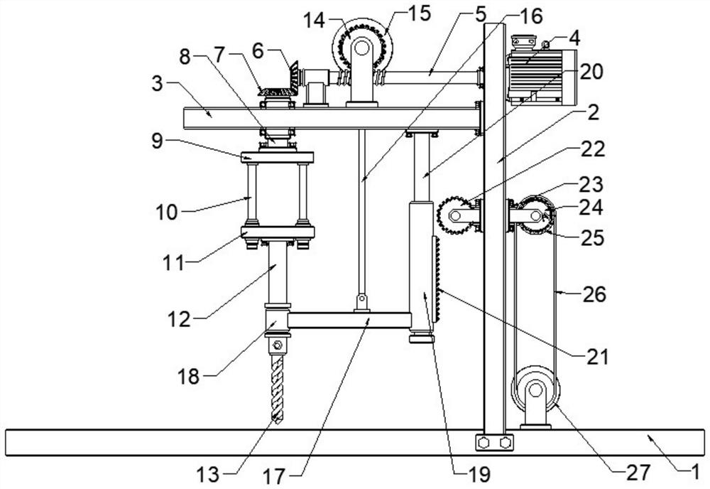 Continuous equidistant drilling equipment for mechanical production