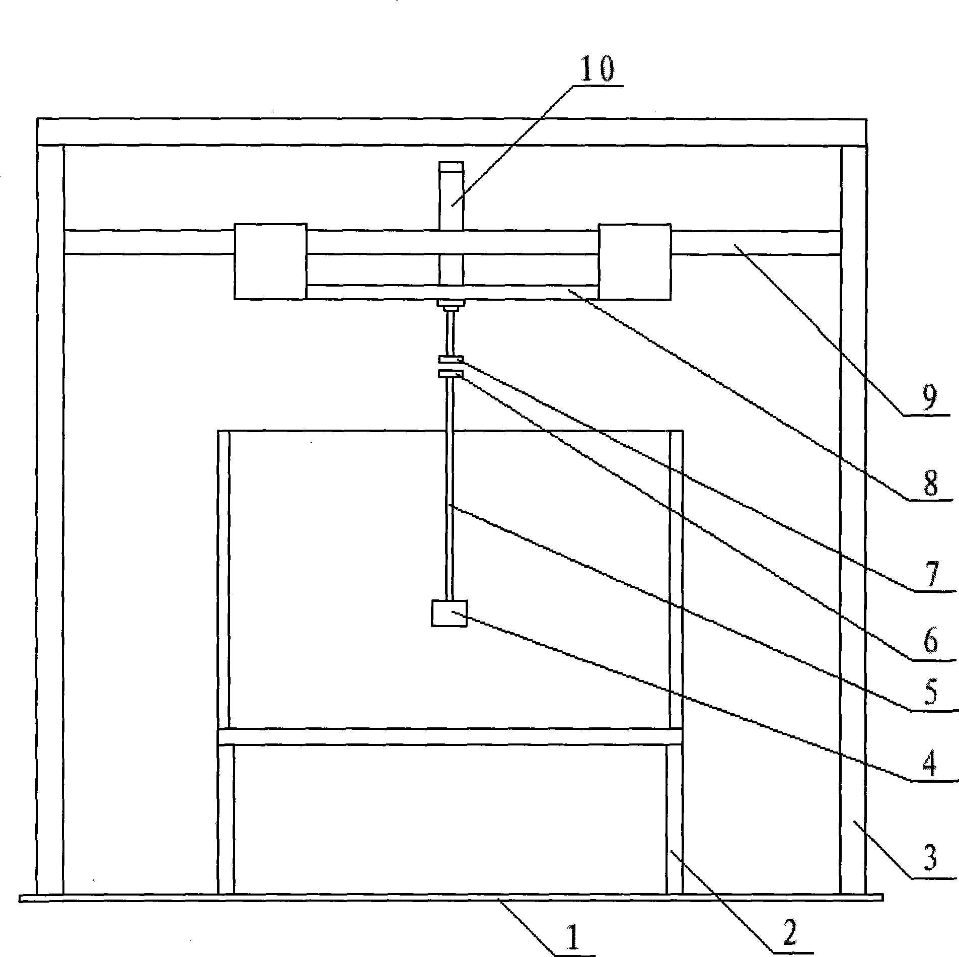 Child bed impact tester