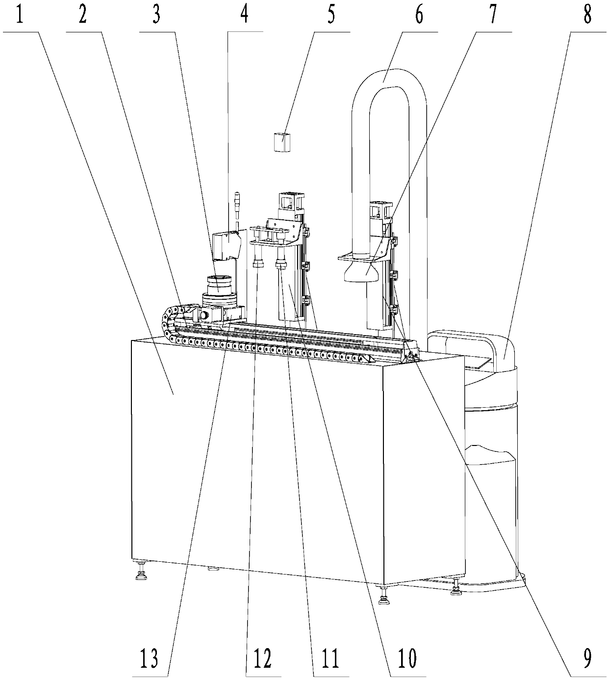 A kind of powder automatic flattening equipment and using method thereof